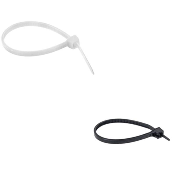ABRAÇADEIRA DE NYLON BRANCA - 2,5X150 (100 PÇS)