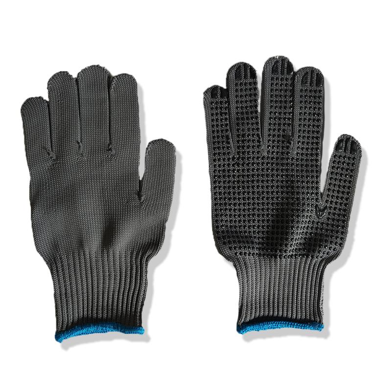 LUVA CINZA - PIGMENTO PRETO - 6 FIOS 24CM 50G     C/ 12 PR