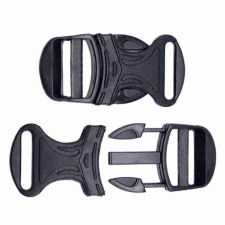 FECHO NYLON 2 PECAS 15MM 1-7001/15-5 PRETO