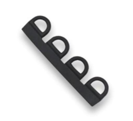 PASSADOR NYLON PESPONTAVEL 4 FUROS 1-7271-5 PRETO