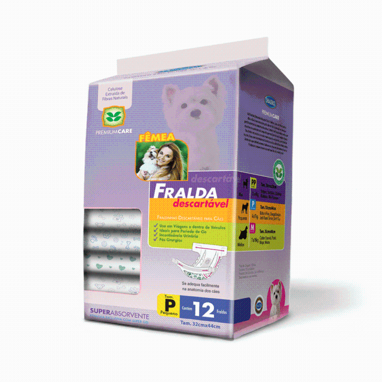 FRALDA DESCARTAVEL FEMEA PEQUENA 12UND