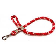 GUIA CORDA ROLICA MANOPLA 15MM X 0,60CM VERMELHO