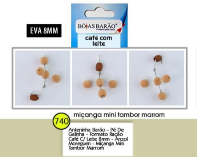 ANTENINHA PE DE GALINHA 8MM