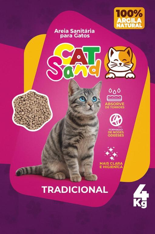 AREIA CAT SAND 4 KG UNID