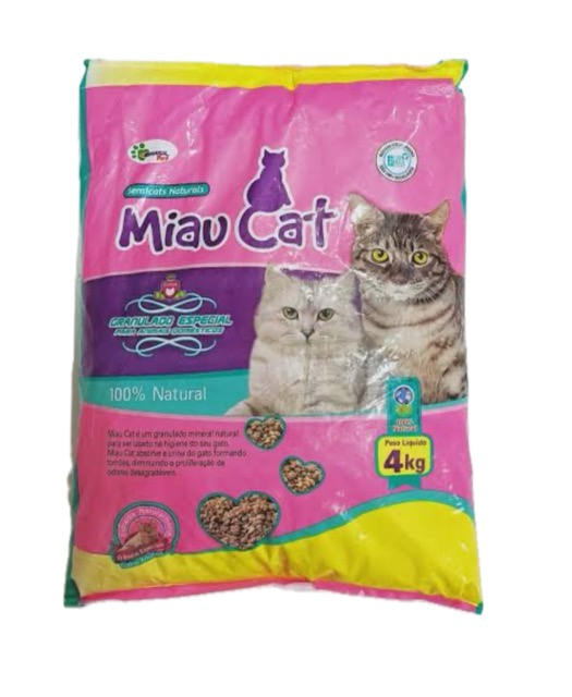 AREIA MIAU CAT 4KG 1UND