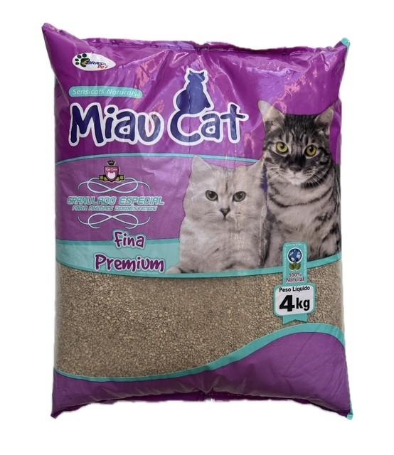 AREIA MIAU CAT FINA 4 KG 1UND