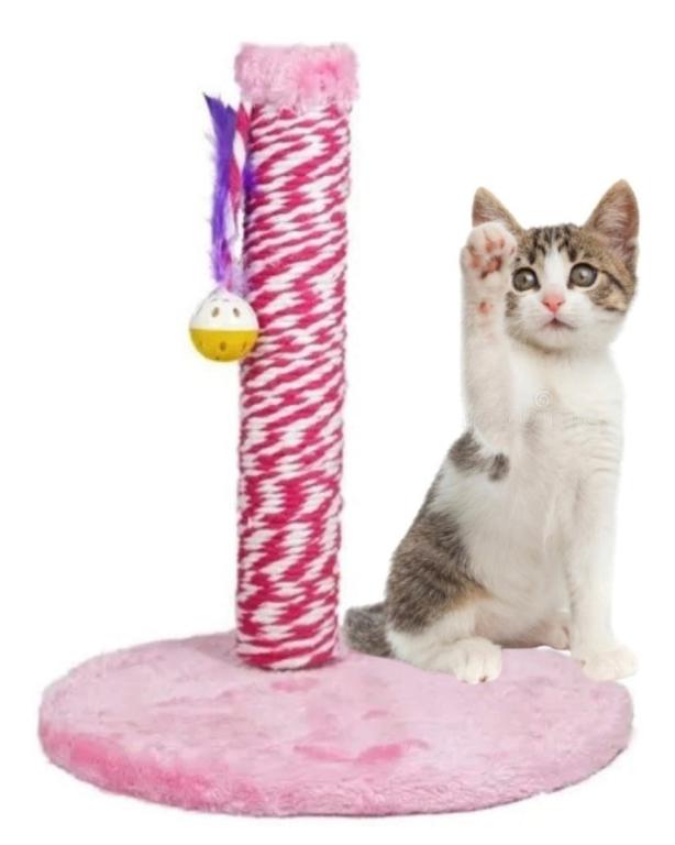 ARRANHADOR MINI POSTE ROSA