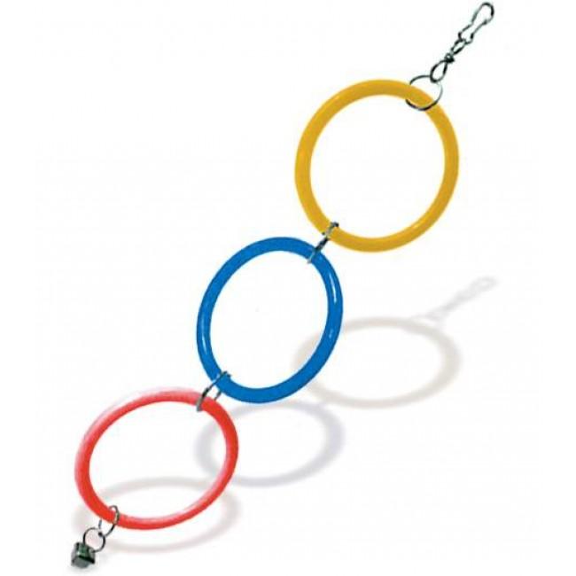 BALANCO ARGOLA PLASTICO CALOPSITA COM GUIZO