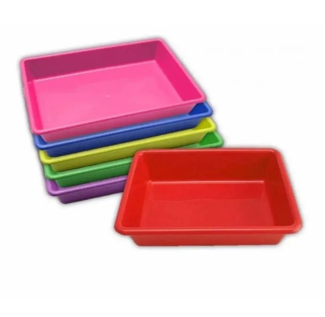 BANDEJA 2 DPET MIX COR 9X30X45CM