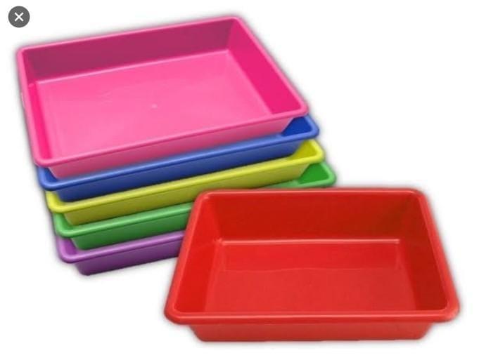 BANDEJA COLORS FOUR PLASTC 44CX30LX7.5A CM