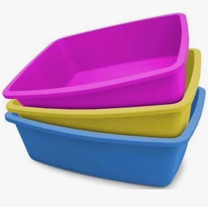 BANDEJA HIGIENICA ALTA CHRISTINO GRANDE PARA GATOS 37X48X12CM ALTURA