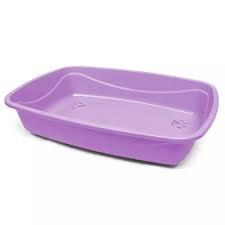 BANDEJA HIGIENICA LUXO LILAS PARA GATOS