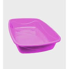 BANDEJA HIGIENICA LUXO ROSA PARA GATOS