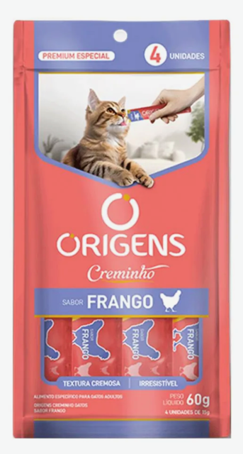 ORIGENS GT CREMINHO FRANGO 60GR