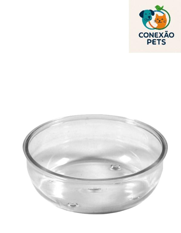 BANHEIRA REDONDA TRANSPARENTE PEQUENA 140ML 1UND