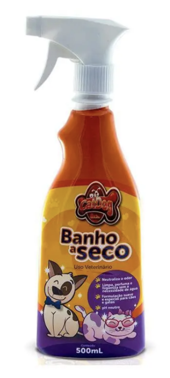 BANHO A SECO SPRAY CAT DOG 500ML