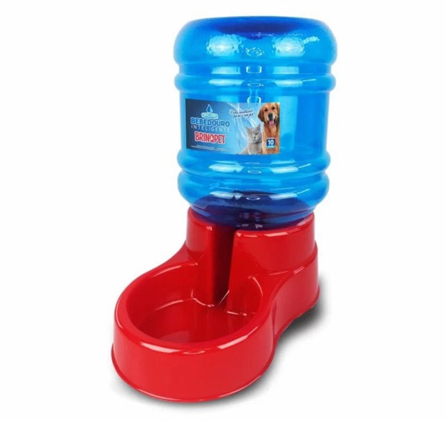 BEBEDOURO AUTOMATICO 10LT VERMELHO BRINQPET