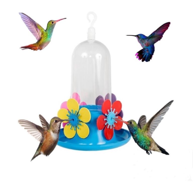 BEBEDOURO DE BEIJA FLOR BANDEJA 4 FLOR