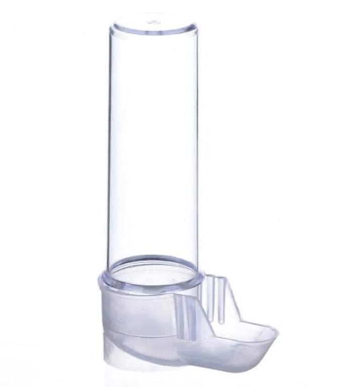 BEBEDOURO PASSARO TRANSPARENTE 100ML MALHA LARGA 1 UND