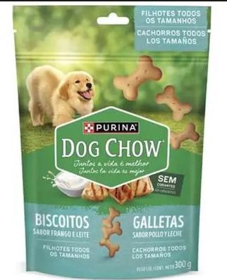 BISCOITO DOGCHOW FILHOTES FRANGO LEITE 300GR