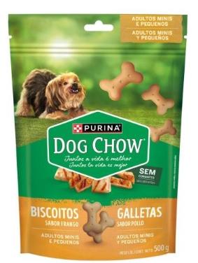 BISCOITO DOGCHOW MINI PEQUENO FRANGO 500GR