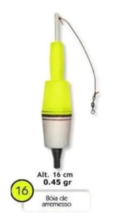 BOIA ARREMESSO  TORPEDO 16 16CM 45GR