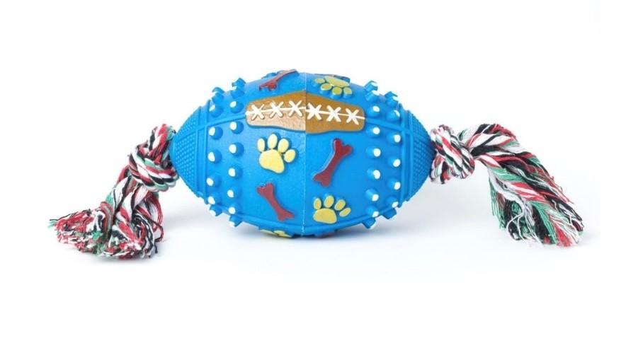 BOLA FUTEBOL AMERICANO GIGANTE COM CORDA