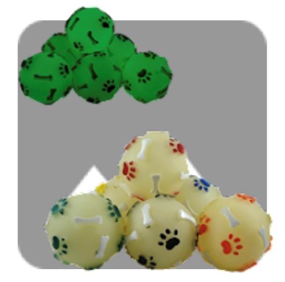 BOLA PATA RELEVO MINI FOSFORECENTE