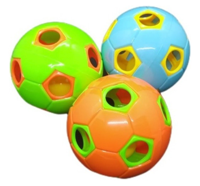 BOLA PVC LIZA FURADA GUIZO