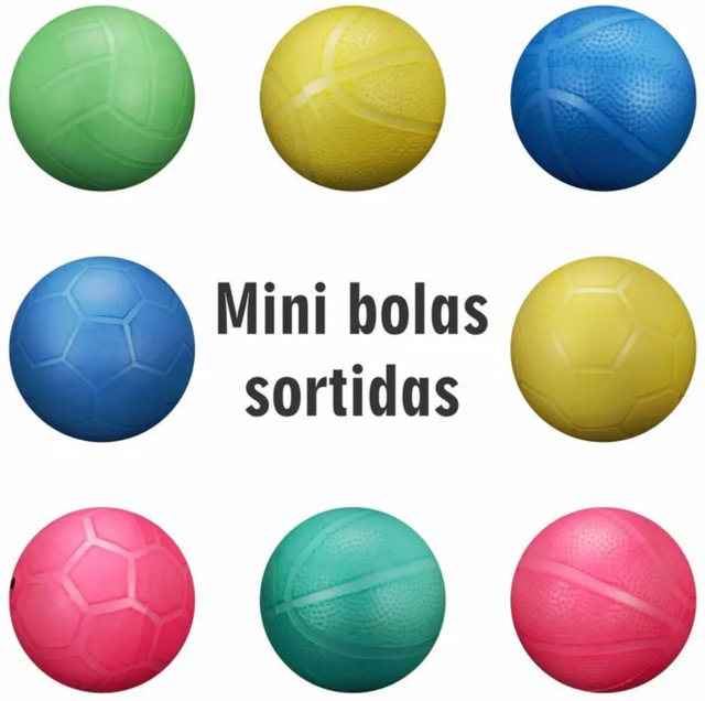 BOLA VINIL MINI VOLEI E FUTEBOL 1UND