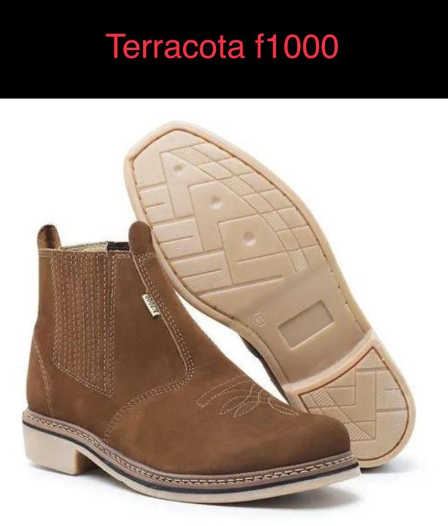 BOTINA NOBUC TERRACOTA 39 1000