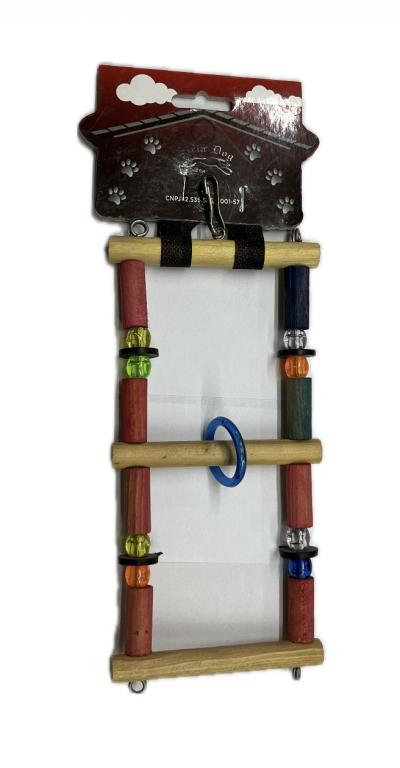 BRINQUEDO ESCADA PASSAROS ARGOLA PEQUENA 93.18