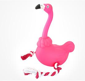 BRINQUEDO FLAMINGO CORDA GRANDE