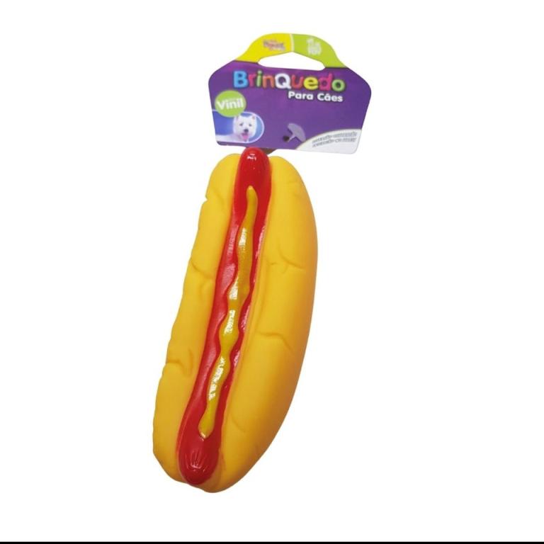 BRINQUEDO HOT DOG VINIL GRANDE DOG290