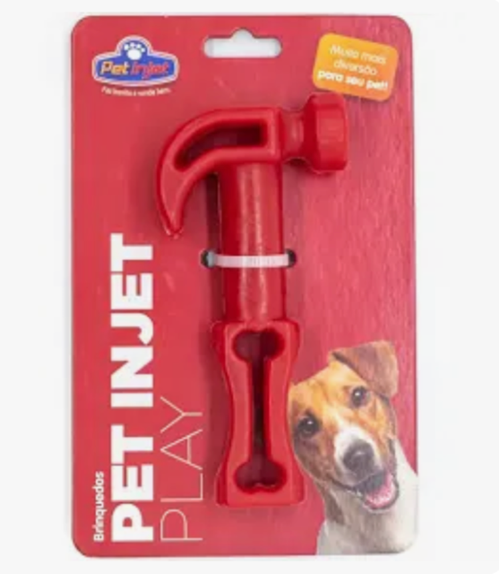 BRINQUEDO MARTELO MACICO VERMELHO