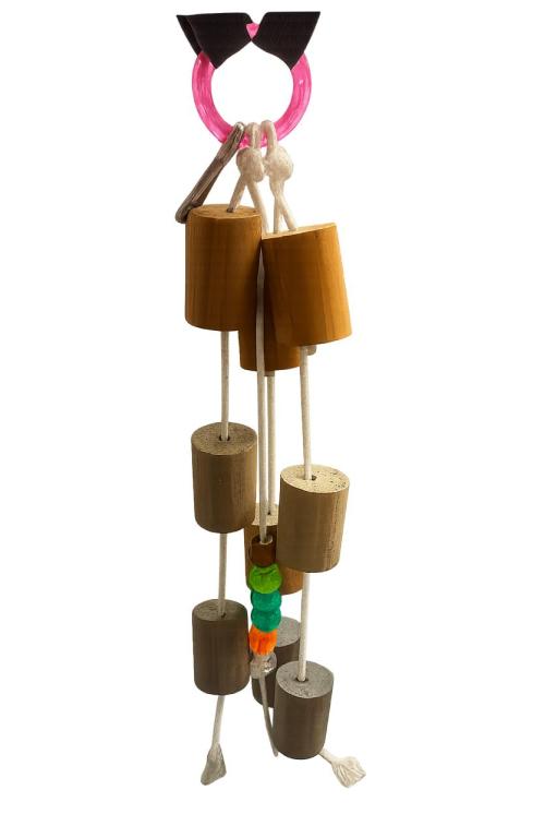 BRINQUEDO PASSARO PINGENTE CORDAO MEDIO 93.14