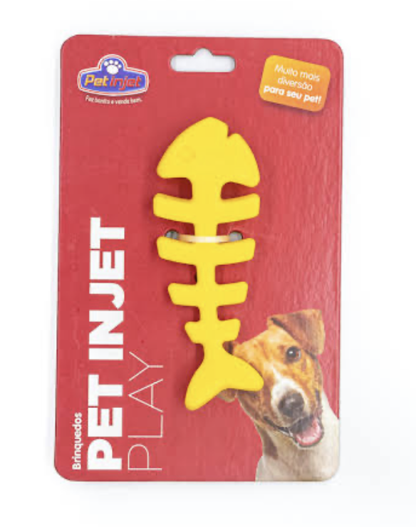 BRINQUEDO PEIXE AMARELO MACICO