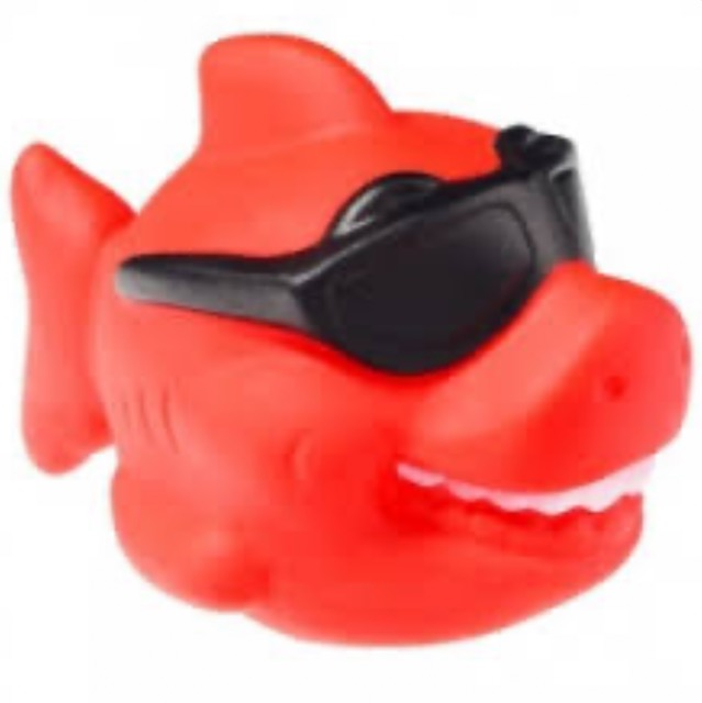 BRINQUEDO PEIXE VERMELHO OCULOS VINIL DOG282