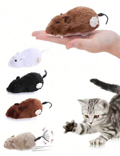 BRINQUEDO RATO A CORDA 6X12CM 1UND