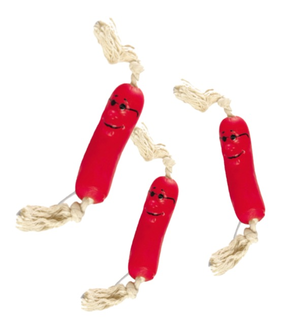 BRINQUEDO SALSICHA CORDA VINIL