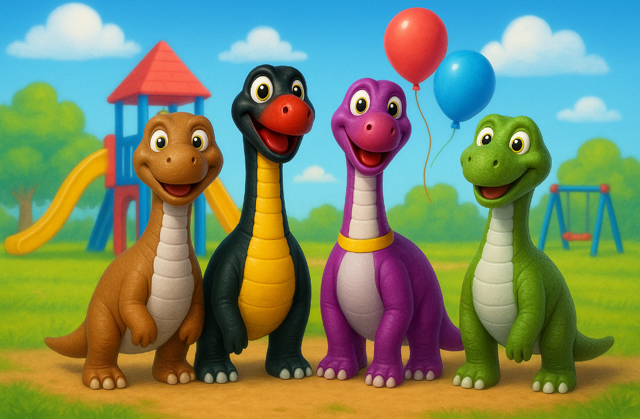 BRINQ VINIL DINO ROCO GRANDE 32CM