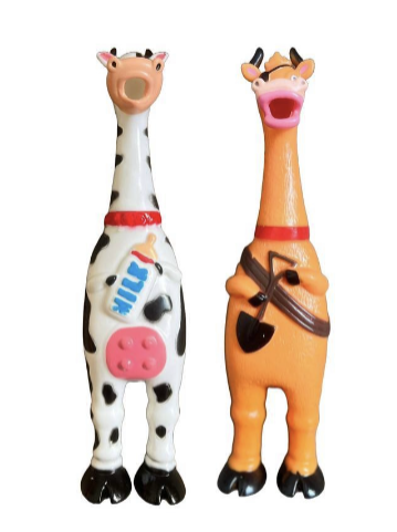 BRINQ VINIL VAQUINHA ROCA 23CM