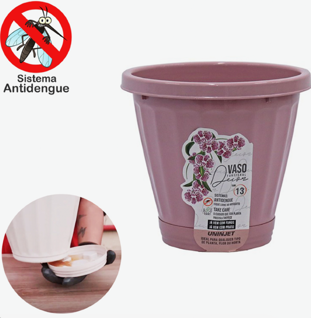 VASO REDONDO FUNCIONAL ROSA 4LTS N 22