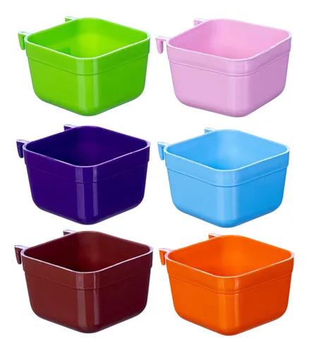 CANECA PASSAROA PLASTICO QUADRADA 200ML 1UND