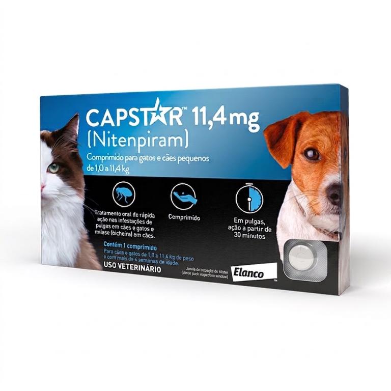 CAPSTAR 11,4 MG CADA COMPR ( ATE 11,4 KG )