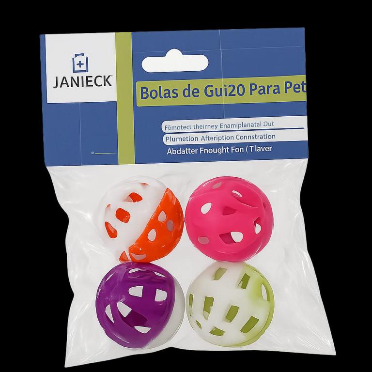 CARTELA BOLA GATO 4 BOLAS CRISTAL