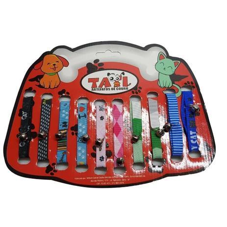 COLEIRA GATO ELASTICO PINGENTE 1UND