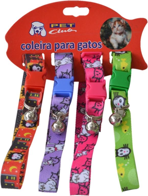 COLEIRA GATO POMPOM