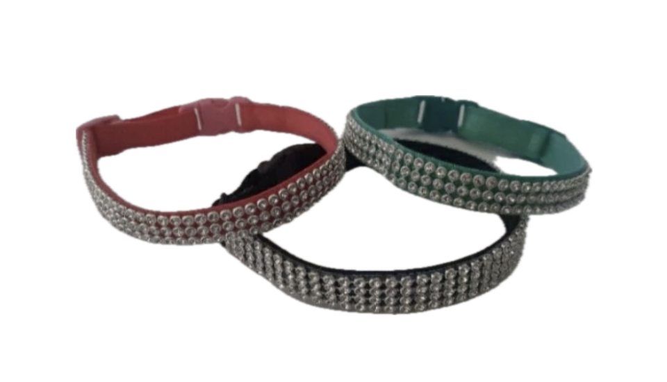 COLEIRA GATO STRASS EXPO CALA