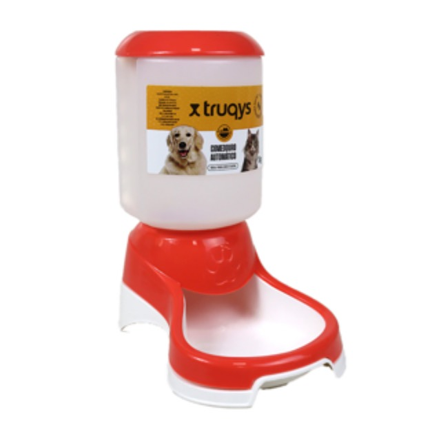 COMEDOURO AUTOMATICO GALAO VERMELHO TRUQYS 1UND (5X)